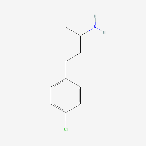 4-(4-chlorophenyl)butan-2-amine (CAS: 74697-68-0) - Chemical Structure and Molecular Formula 