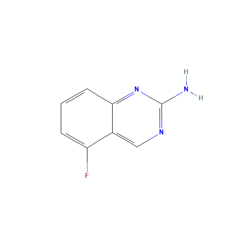 5-fluoroquinazolin-2-amine (CAS: 190273-81-5) - Chemical Structure and Molecular Formula 