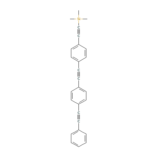 trimethyl-[2-[4-[2-[4-(2-phenylethynyl)phenyl]ethynyl]phenyl]ethynyl]silane (CAS: 518342-75-1) - Related Chemical Product