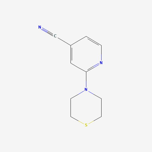 2-thiomorpholin-4-ylpyridine-4-carbonitrile (CAS: 884507-30-6) - Related Chemical Product