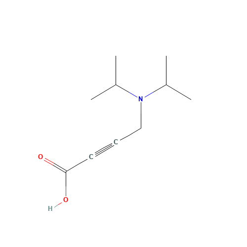 4-[di(propan-2-yl)amino]but-2-ynoic acid (CAS: 214487-29-3) - Related Chemical Product
