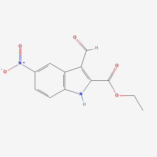 ethyl 3-formyl-5-nitro-1H-indole-2-carboxylate (CAS: 22120-89-4) - Related Chemical Product