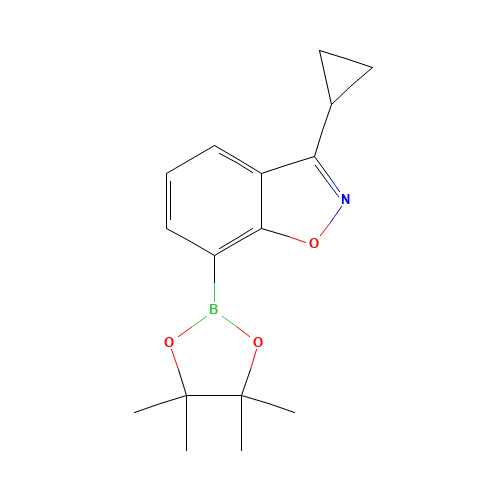 3-cyclopropyl-7-(4,4,5,5-tetramethyl-1,3,2-dioxaborolan-2-yl)-1,2-benzoxazole (CAS: 1428881-46-2) - Related Chemical Product