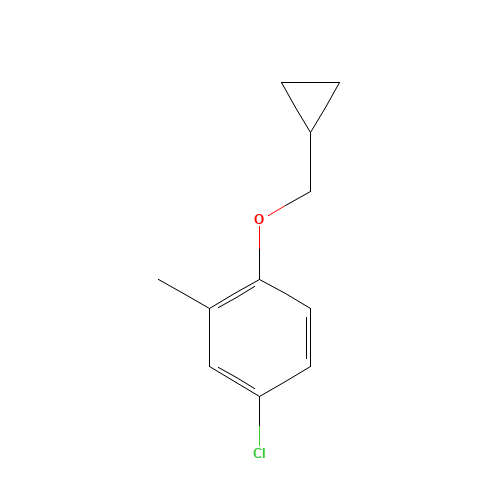 4-chloro-1-(cyclopropylmethoxy)-2-methylbenzene (CAS: 1103260-98-5) - Related Chemical Product
