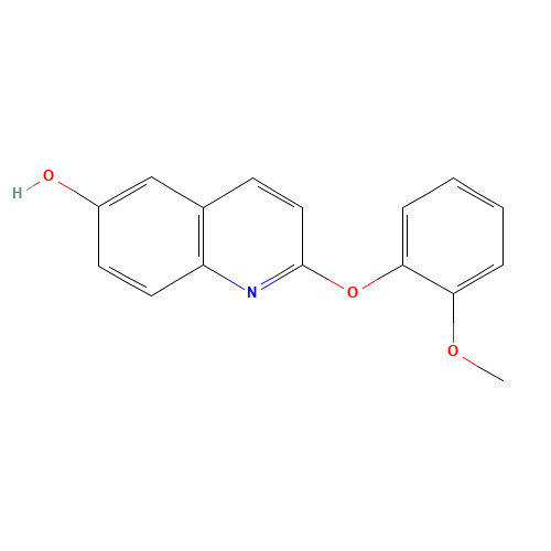 2-(2-methoxyphenoxy)quinolin-6-ol (CAS: 623147-04-6) - Chemical Structure and Molecular Formula 
