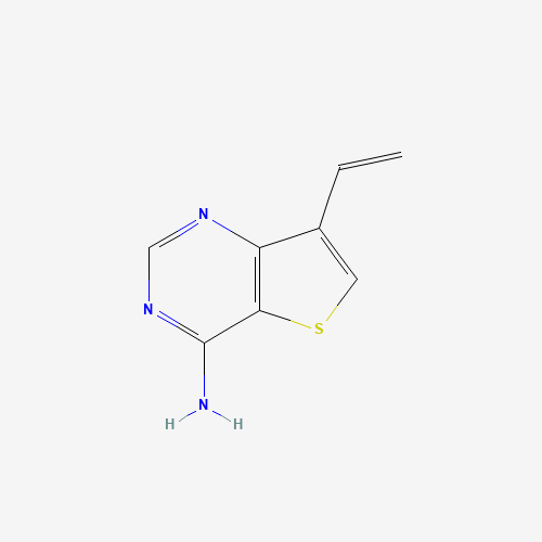 7-ethenylthieno[3,2-d]pyrimidin-4-amine (CAS: 1318132-91-0) - Chemical Structure and Molecular Formula 