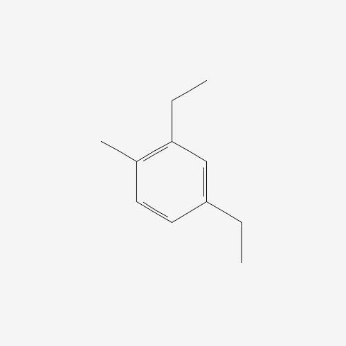 2,4-diethyl-1-methylbenzene (CAS: 1758-85-6) - Chemical Structure and Molecular Formula 