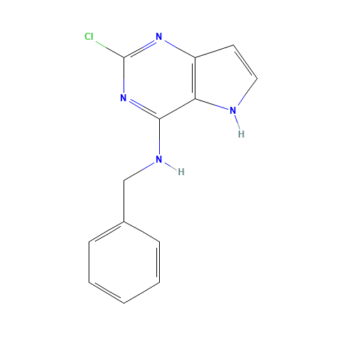 N-benzyl-2-chloro-5H-pyrrolo[3,2-d]pyrimidin-4-amine (CAS: 63200-55-5) - Related Chemical Product