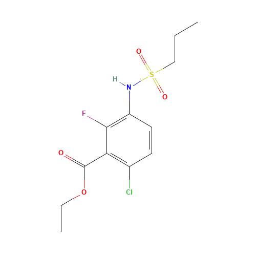 ethyl 6-chloro-2-fluoro-3-(propylsulfonylamino)benzoate (CAS: 1103234-35-0) - Related Chemical Product