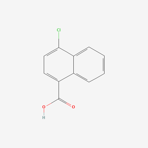 4-chloronaphthalene-1-carboxylic acid (CAS: 1013-04-3) - Chemical Structure and Molecular Formula 