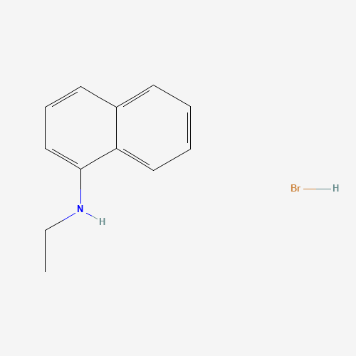 N-ethylnaphthalen-1-amine;hydrobromide (CAS: 36966-04-8) - Chemical Structure and Molecular Formula 