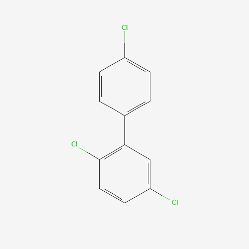1,4-dichloro-2-(4-chlorophenyl)benzene (CAS: 16606-02-3) - Chemical Structure and Molecular Formula 