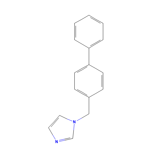 1-[(4-phenylphenyl)methyl]imidazole (CAS: 56643-79-9) - Related Chemical Product