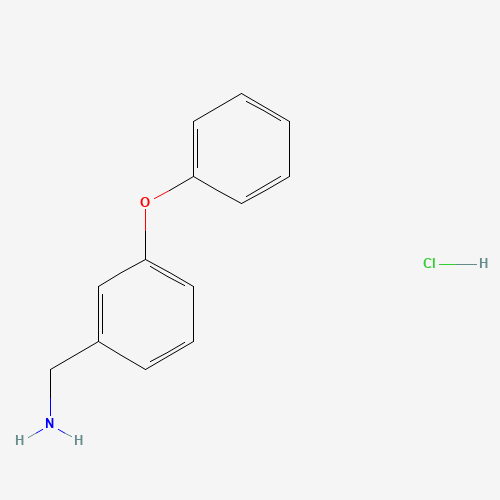 (3-phenoxyphenyl)methanamine;hydrochloride (CAS: 376637-85-3) - Chemical Structure and Molecular Formula 