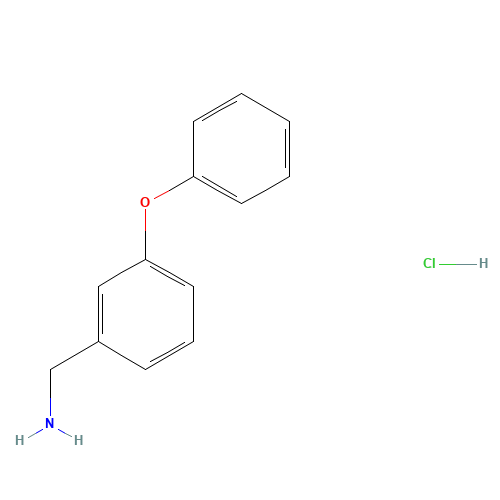 (3-phenoxyphenyl)methanamine;hydrochloride (CAS: 376637-85-3) - Chemical Structure and Molecular Formula 