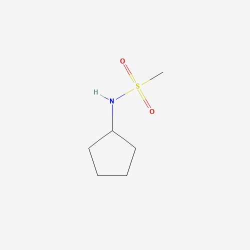 N-cyclopentylmethanesulfonamide (CAS: 69200-54-0) - Chemical Structure and Molecular Formula 