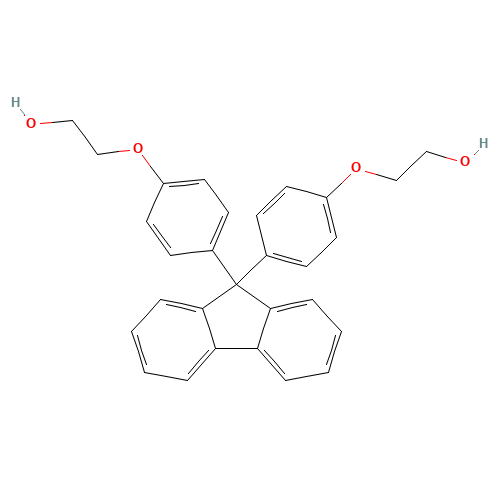 2-[4-[9-[4-(2-hydroxyethoxy)phenyl]fluoren-9-yl]phenoxy]ethanol (CAS: 117344-32-8) - Related Chemical Product