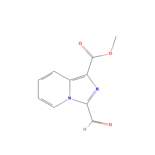 methyl 3-formylimidazo[1,5-a]pyridine-1-carboxylate (CAS: 1039356-95-0) - Chemical Structure and Molecular Formula 