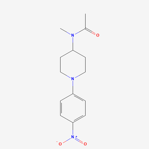 N-methyl-N-[1-(4-nitrophenyl)piperidin-4-yl]acetamide (CAS: 1386843-14-6) - Related Chemical Product