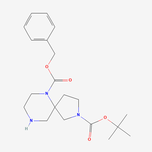 6-O-benzyl 2-O-tert-butyl 2,6,9-triazaspiro[4.5]decane-2,6-dicarboxylate (CAS: 1160247-10-8) - Related Chemical Product