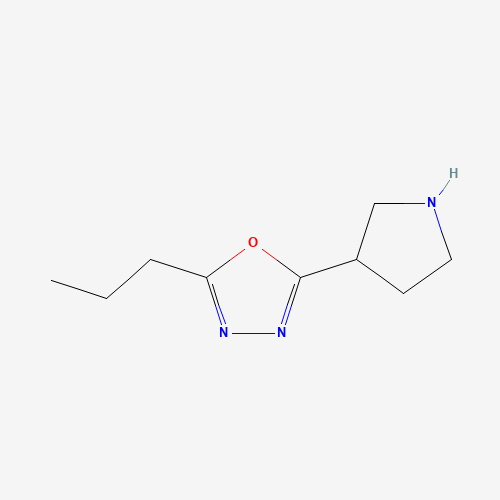 2-propyl-5-pyrrolidin-3-yl-1,3,4-oxadiazole (CAS: 1263387-70-7) - Related Chemical Product