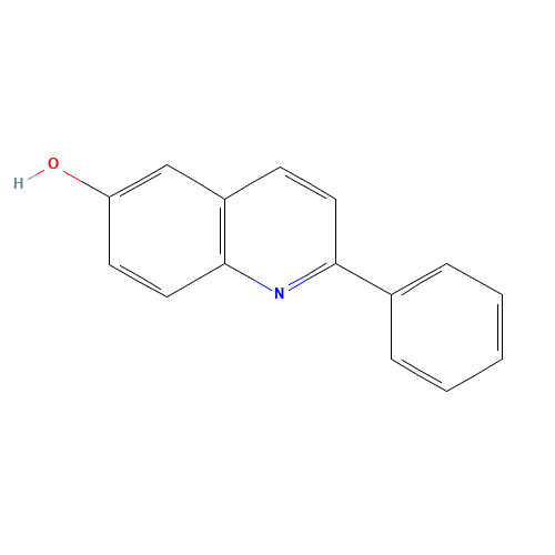 2-phenylquinolin-6-ol (CAS: 87741-94-4) - Chemical Structure and Molecular Formula 