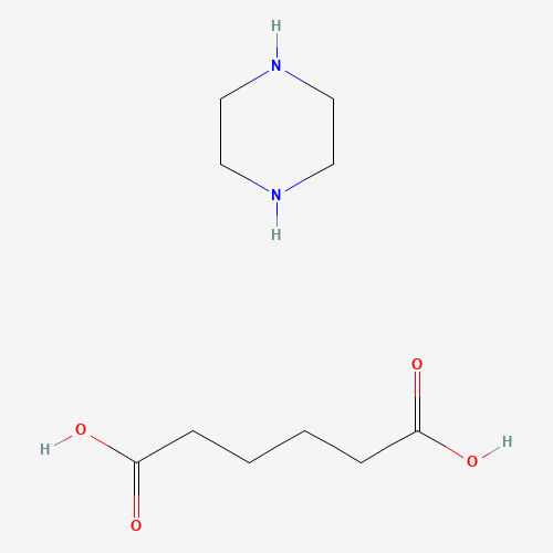 hexanedioic acid;piperazine (CAS: 142-88-1) - Chemical Structure and Molecular Formula 