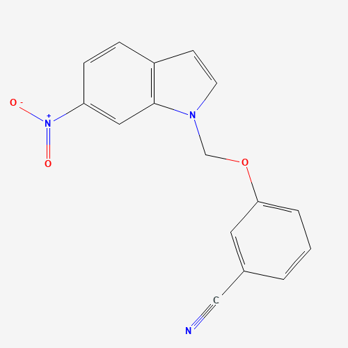 3-[(6-nitroindol-1-yl)methoxy]benzonitrile (CAS: 1542259-51-7) - Related Chemical Product