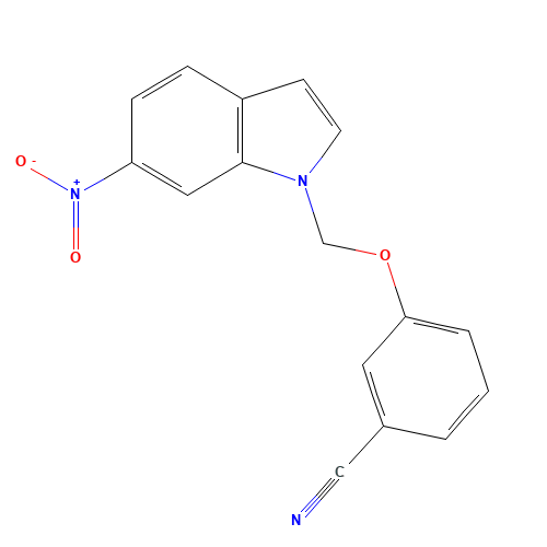 3-[(6-nitroindol-1-yl)methoxy]benzonitrile (CAS: 1542259-51-7) - Related Chemical Product