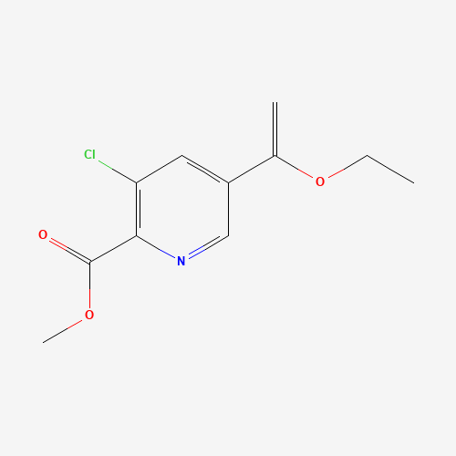methyl 3-chloro-5-(1-ethoxyethenyl)pyridine-2-carboxylate (CAS: 1425843-14-6) - Related Chemical Product