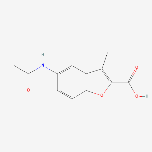 5-acetamido-3-methyl-1-benzofuran-2-carboxylic acid (CAS: 929339-17-3) - Related Chemical Product