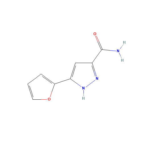 5-(furan-2-yl)-1H-pyrazole-3-carboxamide (CAS: 857283-79-5) - Related Chemical Product