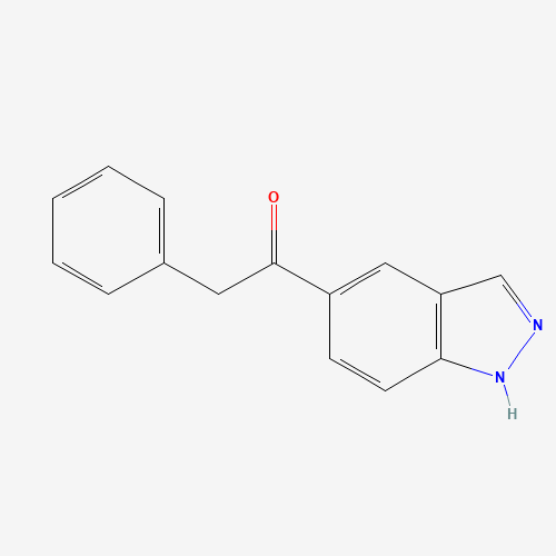 1-(1H-indazol-5-yl)-2-phenylethanone (CAS: 1093306-91-2) - Chemical Structure and Molecular Formula 
