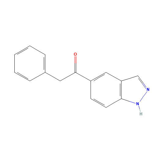 1-(1H-indazol-5-yl)-2-phenylethanone (CAS: 1093306-91-2) - Chemical Structure and Molecular Formula 