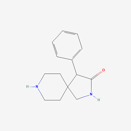 4-phenyl-2,8-diazaspiro[4.5]decan-3-one (CAS: 79139-66-5) - Chemical Structure and Molecular Formula 