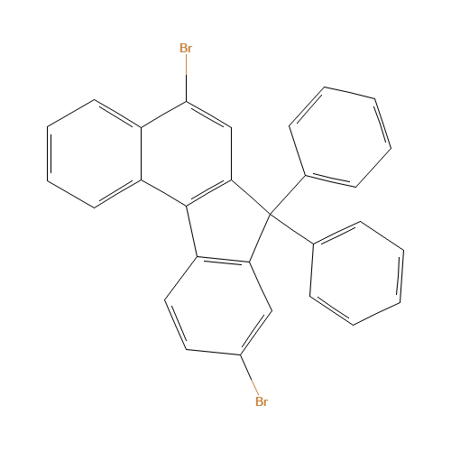 5,9-dibromo-7,7-diphenylbenzo[c]fluorene (CAS: 854952-90-2) - Related Chemical Product