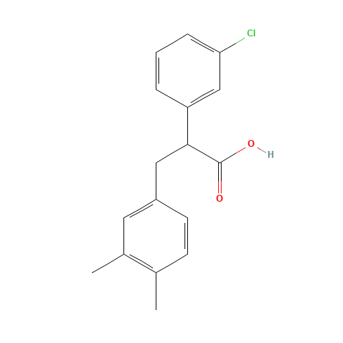 2-(3-chlorophenyl)-3-(3,4-dimethylphenyl)propanoic acid (CAS: 1379648-61-9) - Related Chemical Product