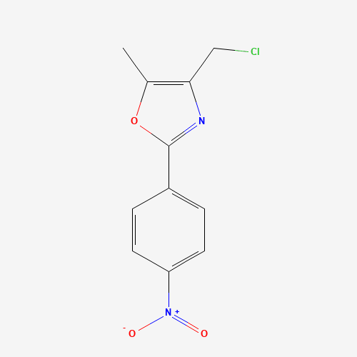 4-(chloromethyl)-5-methyl-2-(4-nitrophenyl)-1,3-oxazole (CAS: 907200-67-3) - Related Chemical Product