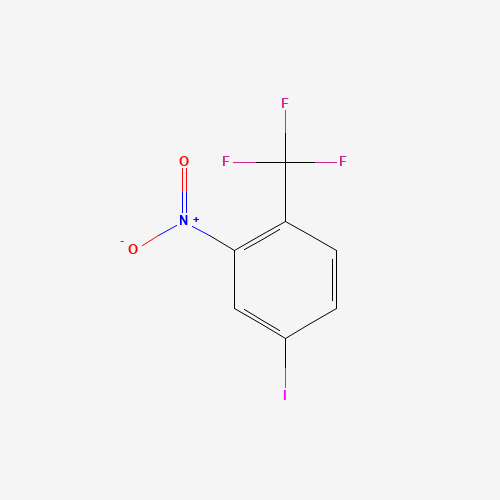 4-iodo-2-nitro-1-(trifluoromethyl)benzene (CAS: 1227582-70-8) - Chemical Structure and Molecular Formula 