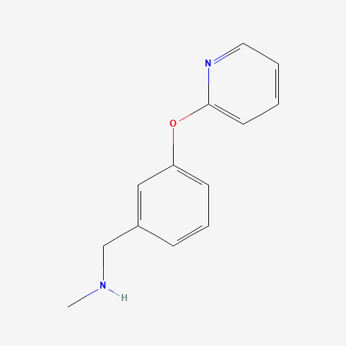 N-methyl-1-(3-pyridin-2-yloxyphenyl)methanamine (CAS: 871825-60-4) - Related Chemical Product