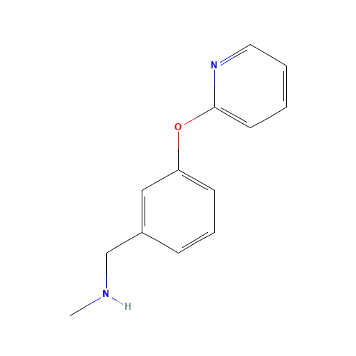 N-methyl-1-(3-pyridin-2-yloxyphenyl)methanamine (CAS: 871825-60-4) - Related Chemical Product