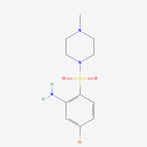 5-bromo-2-(4-methylpiperazin-1-yl)sulfonylaniline (CAS: 13723-58-5) - Related Chemical Product