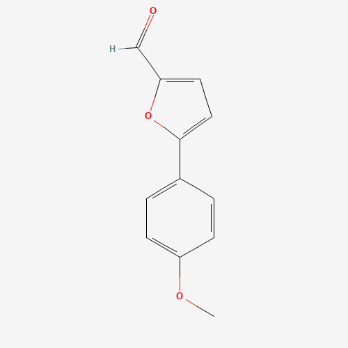 5-(4-methoxyphenyl)furan-2-carbaldehyde (CAS: 34070-33-2) - Chemical Structure and Molecular Formula 