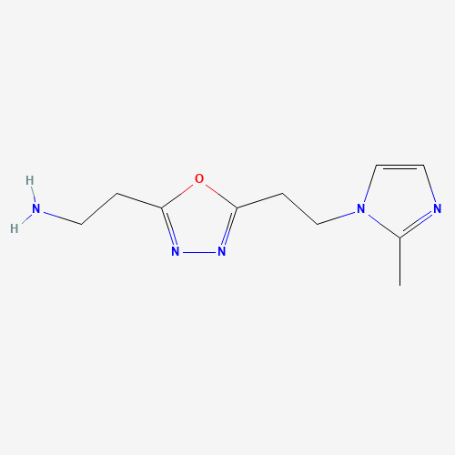 2-[5-[2-(2-methylimidazol-1-yl)ethyl]-1,3,4-oxadiazol-2-yl]ethanamine (CAS: 1223748-26-2) - Related Chemical Product