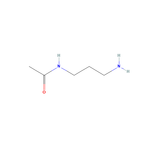 N-(3-aminopropyl)acetamide (CAS: 4078-13-1) - Chemical Structure and Molecular Formula 