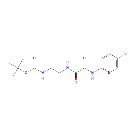 tert-butyl N-[2-[[2-[(5-chloropyridin-2-yl)amino]-2-oxoacetyl]amino]ethyl]carbamate (CAS: 721926-77-8) - Related Chemical Product
