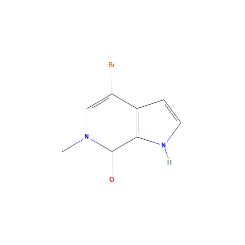 4-bromo-6-methyl-1H-pyrrolo[2,3-c]pyridin-7-one (CAS: 1361481-63-1) - Related Chemical Product