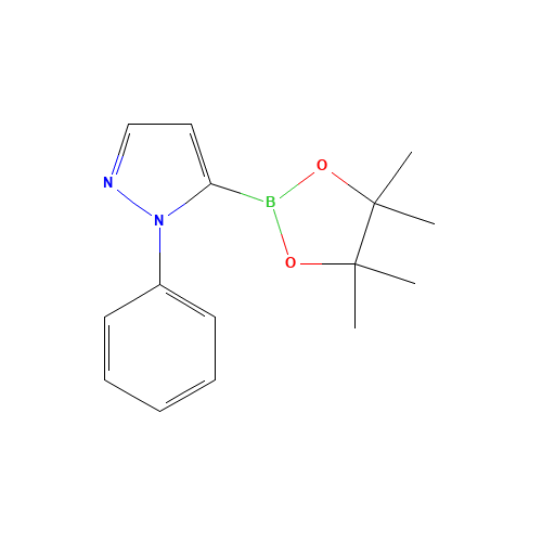 1-phenyl-5-(4,4,5,5-tetramethyl-1,3,2-dioxaborolan-2-yl)pyrazole (CAS: 1238702-58-3) - Related Chemical Product