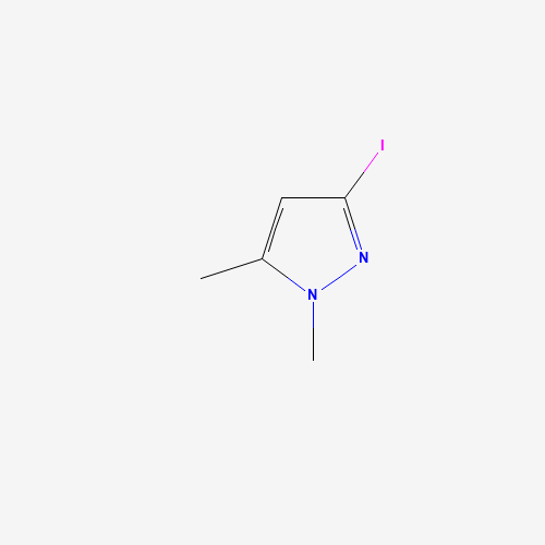 3-iodo-1,5-dimethylpyrazole (CAS: 1354706-38-9) - Chemical Structure and Molecular Formula 