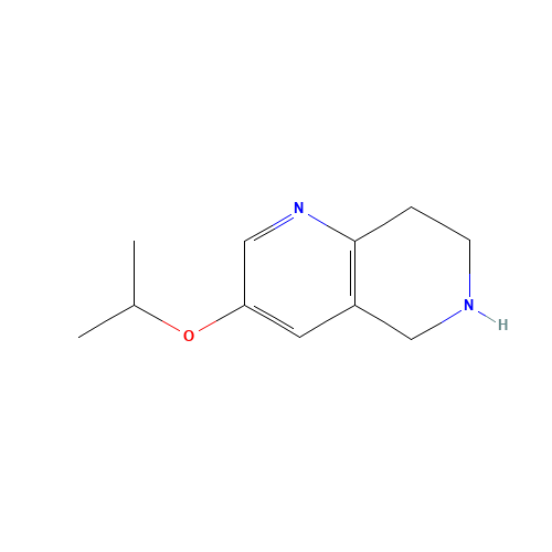 3-propan-2-yloxy-5,6,7,8-tetrahydro-1,6-naphthyridine (CAS: 625099-47-0) - Related Chemical Product